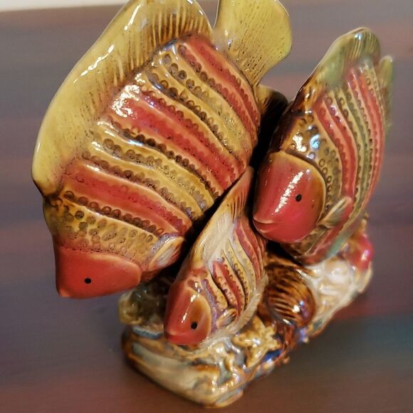 Lot of 4 Colorful Tropical Fish Figurines - Picture 5 of 13